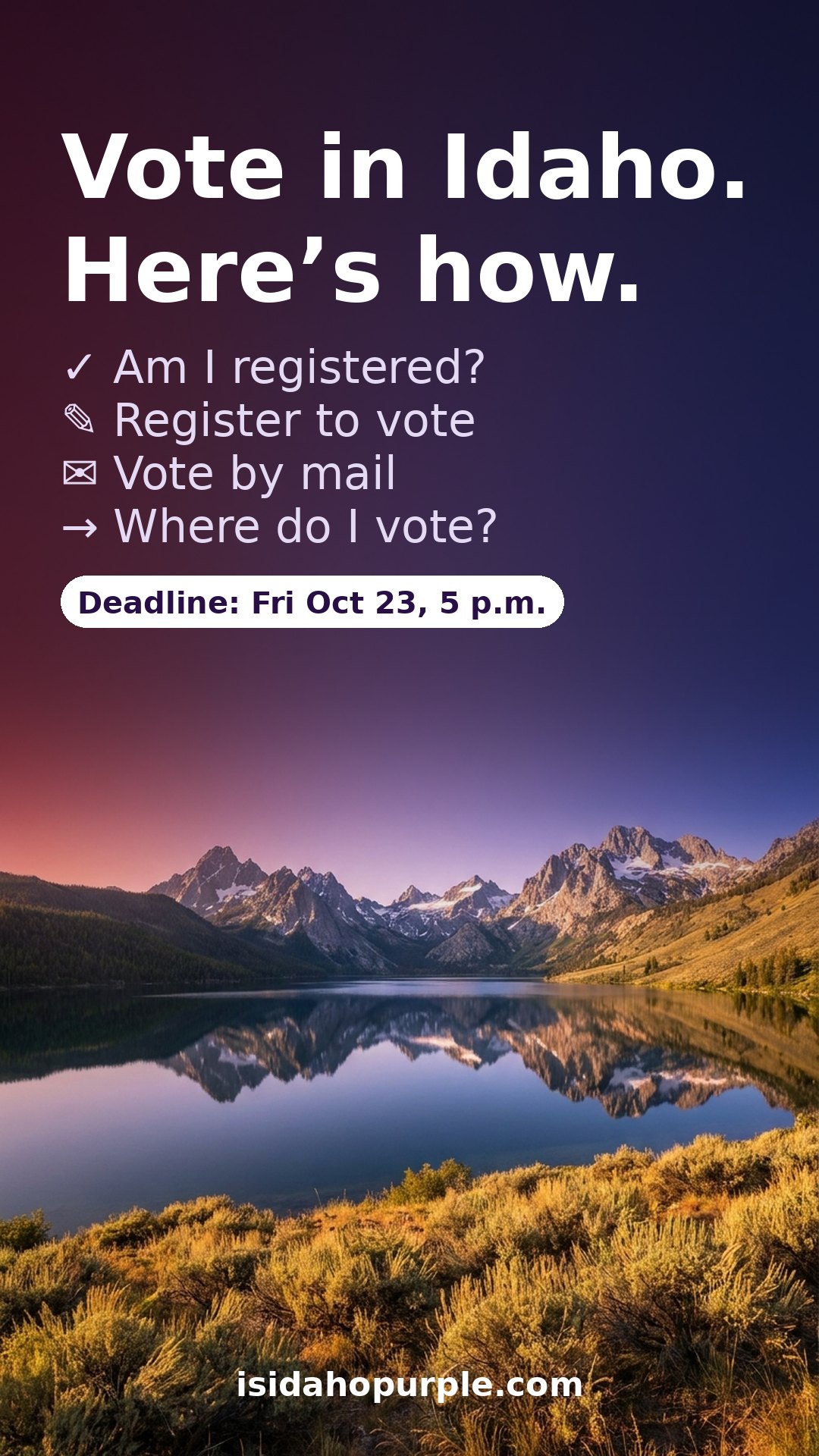 How to vote